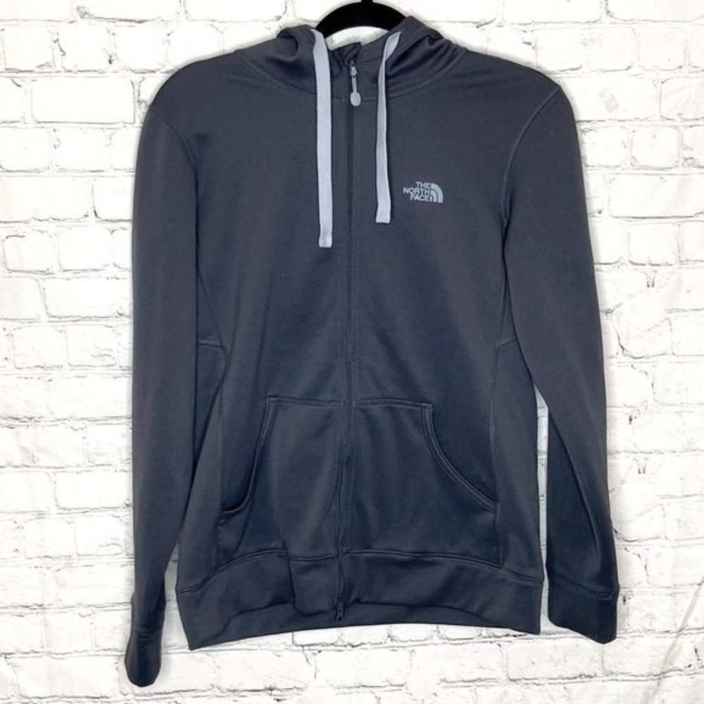 The North Face zip up hoodie with pockets